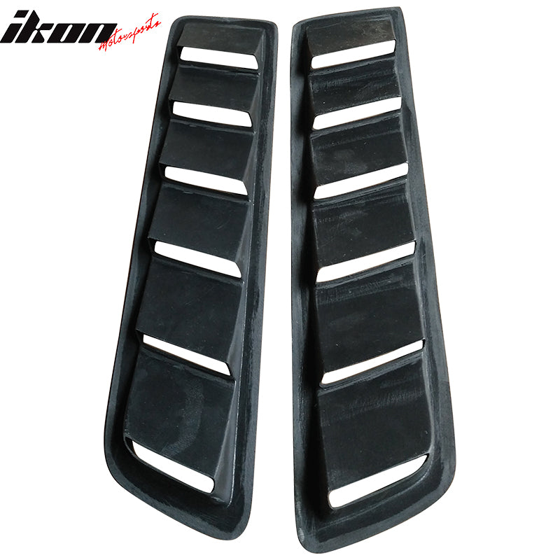 Universal Fitment Air Flow Hood Vent Scoop Bonnet Cover 2PC 20x5 Inch - PP