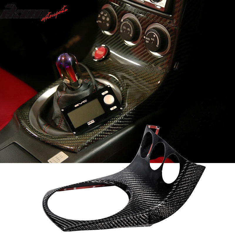 2003-2005 Nissan 350Z Z33 Shifter Center Dash Trim Cover Carbon Fiber