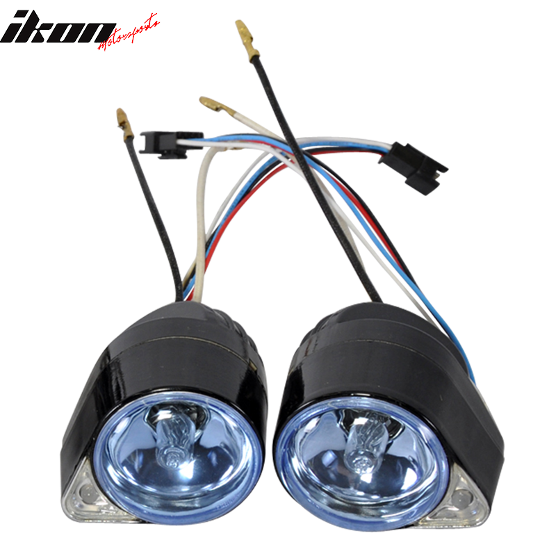 Universal Fog Lights Driving Lamps W/ Seven Color LED W/ Wiring