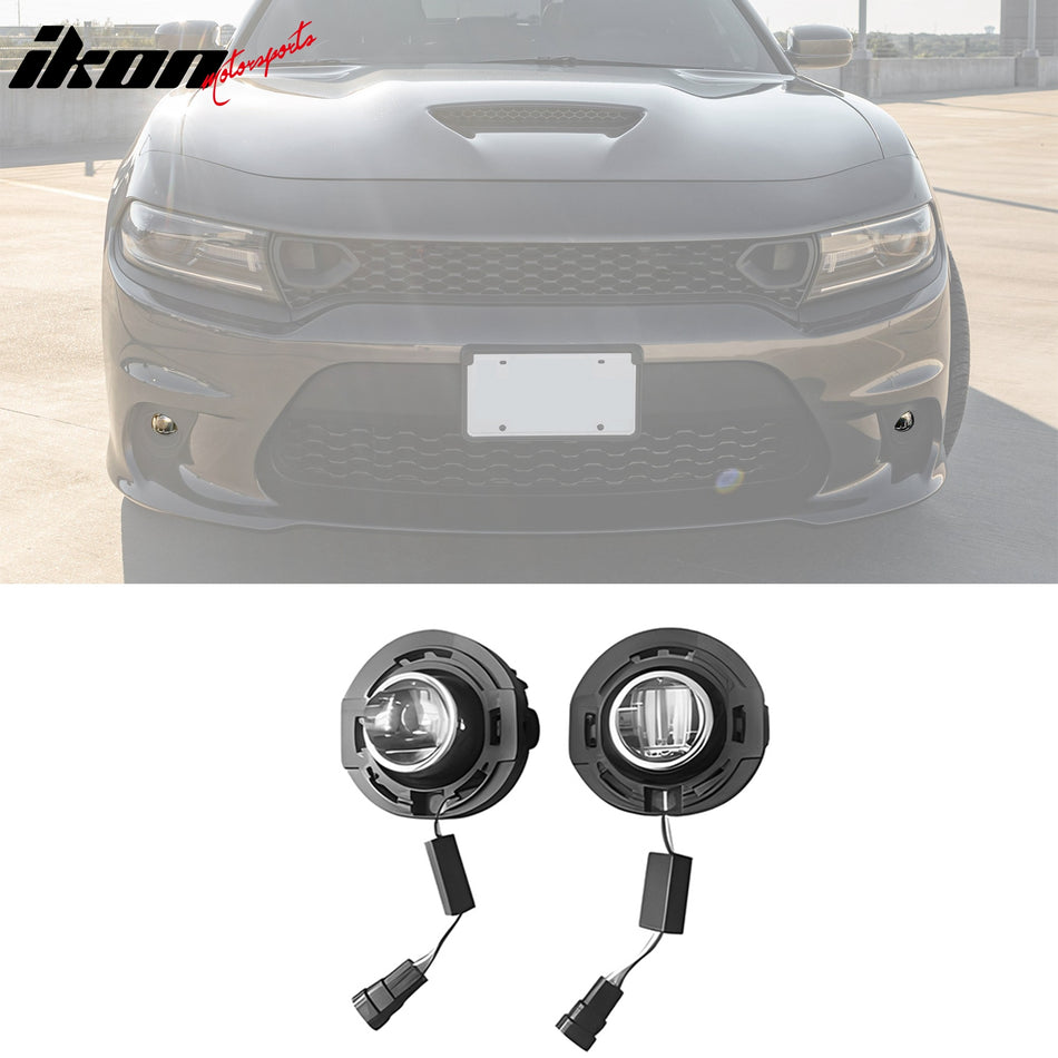 2015-2023 Dodge Charger Front Bumper Fog Lights Lamp H11 12V 55W Bulb