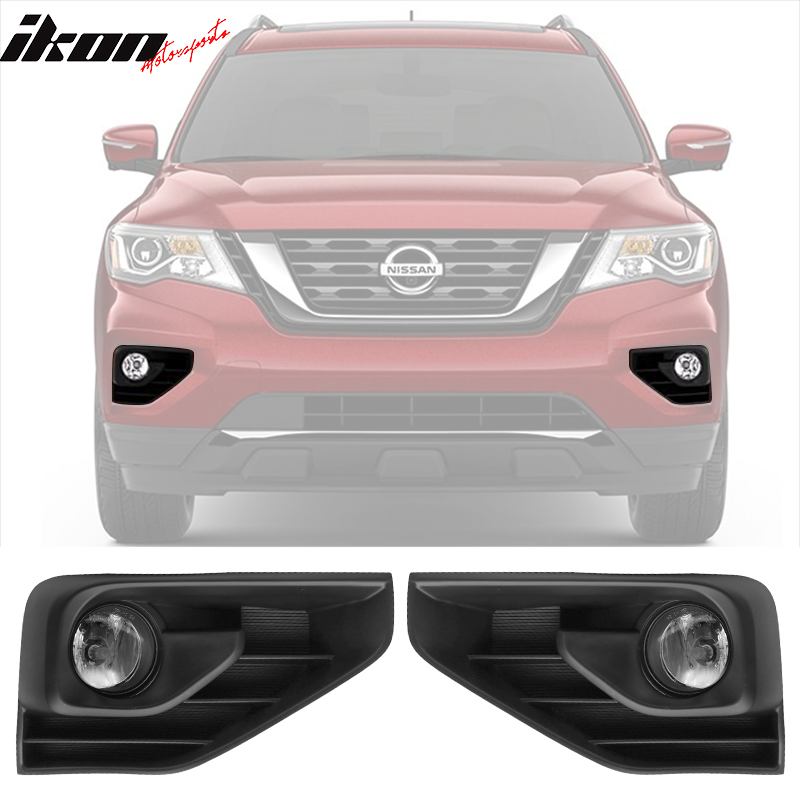 Fits 17-18 Nissan Pathfinder OE Clean Foglamps With Black Foglight Kit