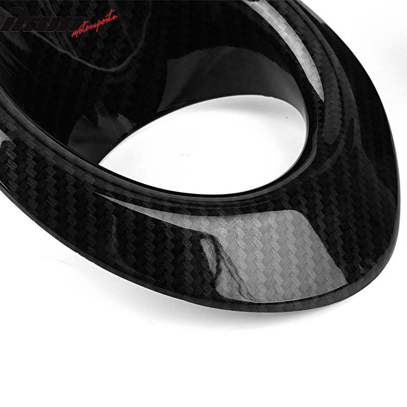 For 16-18 Honda Civic OE Style Fog Light Cover Carbon Fiber Print