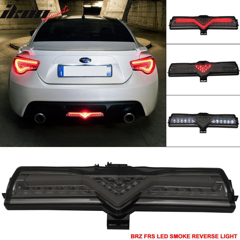 2013-2020 Scion FRS Subaru BRZ Smoked Lens LED Reverse Brake Light