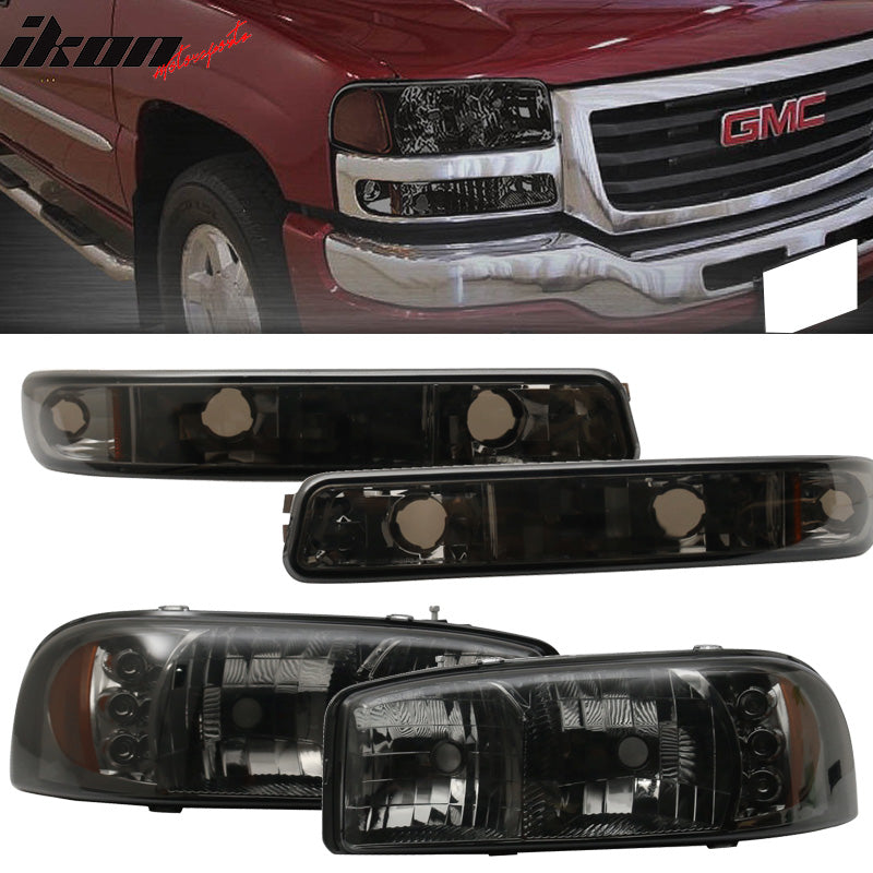 1999-2007 GMC Yukon Headlight & Bumper Lamp & Amber Reflector