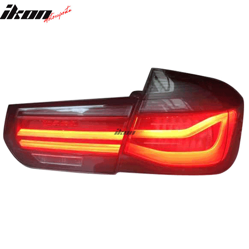 Fits 16-18 BMW 3 Series LCI F30 F80 M3 Rear Tail Lights Brake Lamp 4PC sets