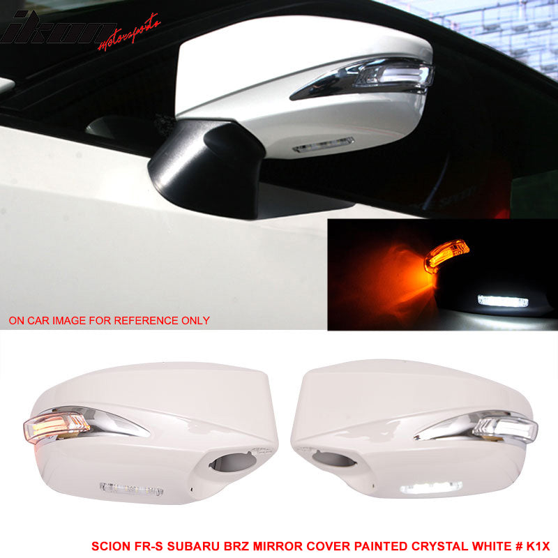 Fit For 13-20 Scion FRS Subaru BRZ Side Mirror Outer Shell Replacement & LED