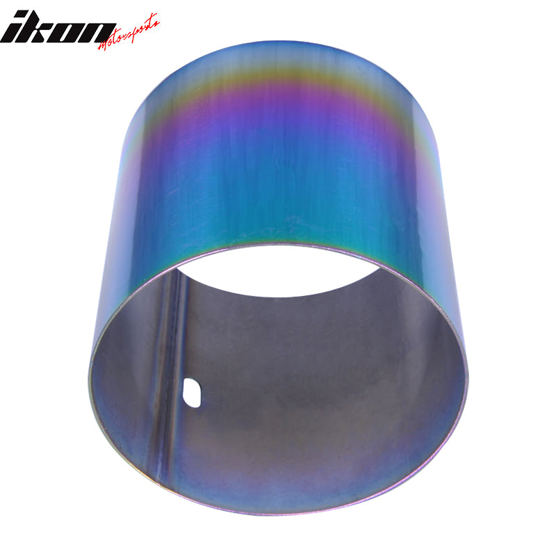 Universal Fitment 4Inch N1 Style Rear Muffler Exhaust Tip Rainbow