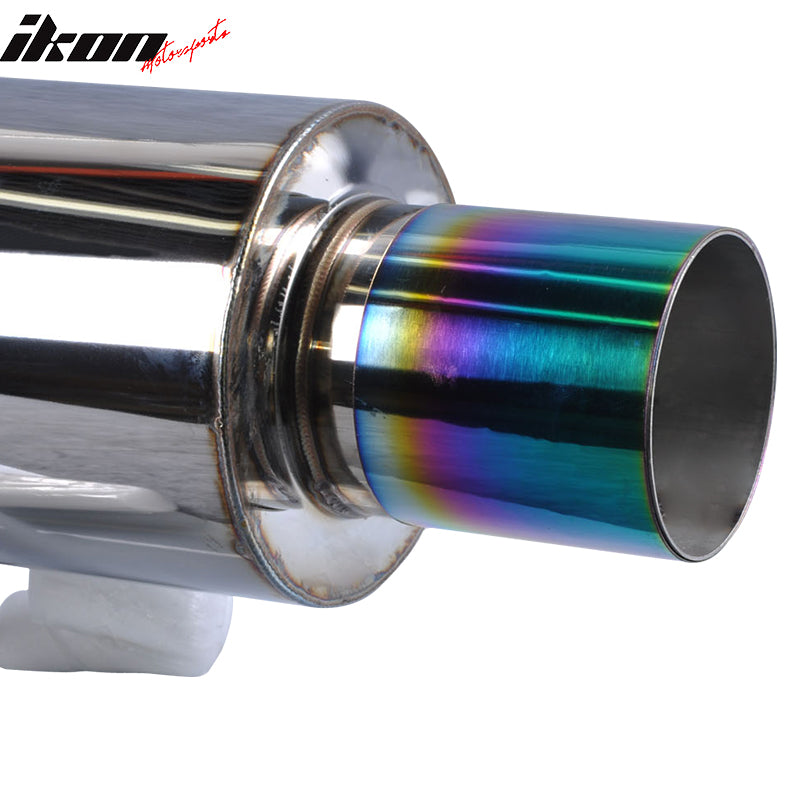 Clearance Sale Universal 4 Inch 4" N1 Style Rainbow Rear Muffler Exhaust Tip