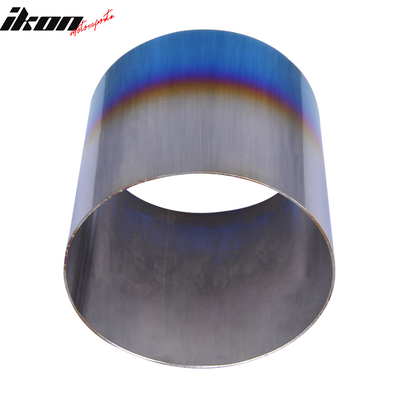 Universal Fitment 4'' N1 Style Rear Muffler Exhaust Tip Titanium Burnt