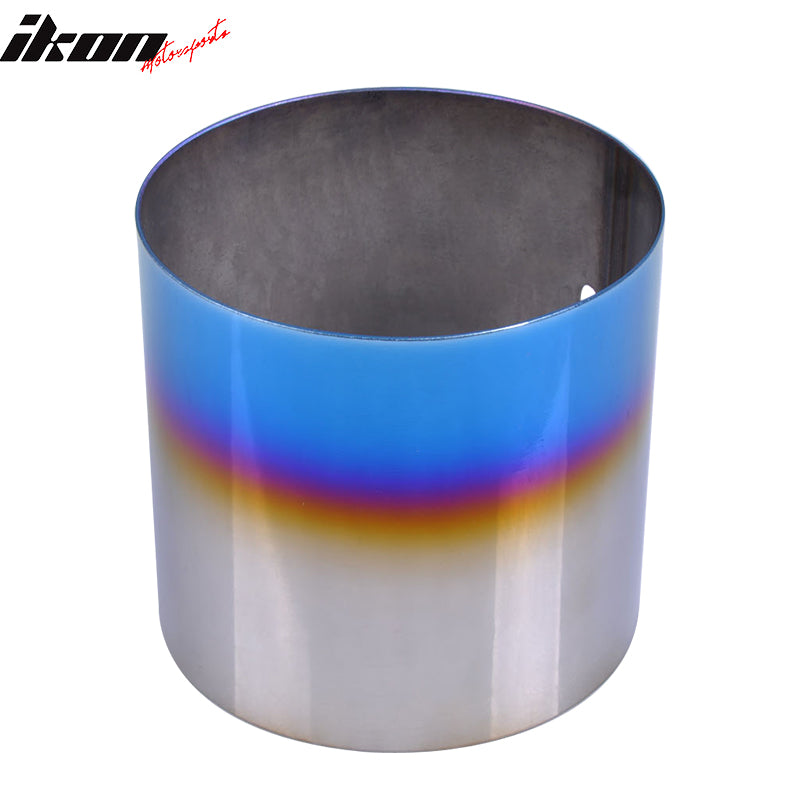 Clearance Sale Universal 4 Inch 4" N1 Titanium Burnt Rear Muffler Exhaust Tip