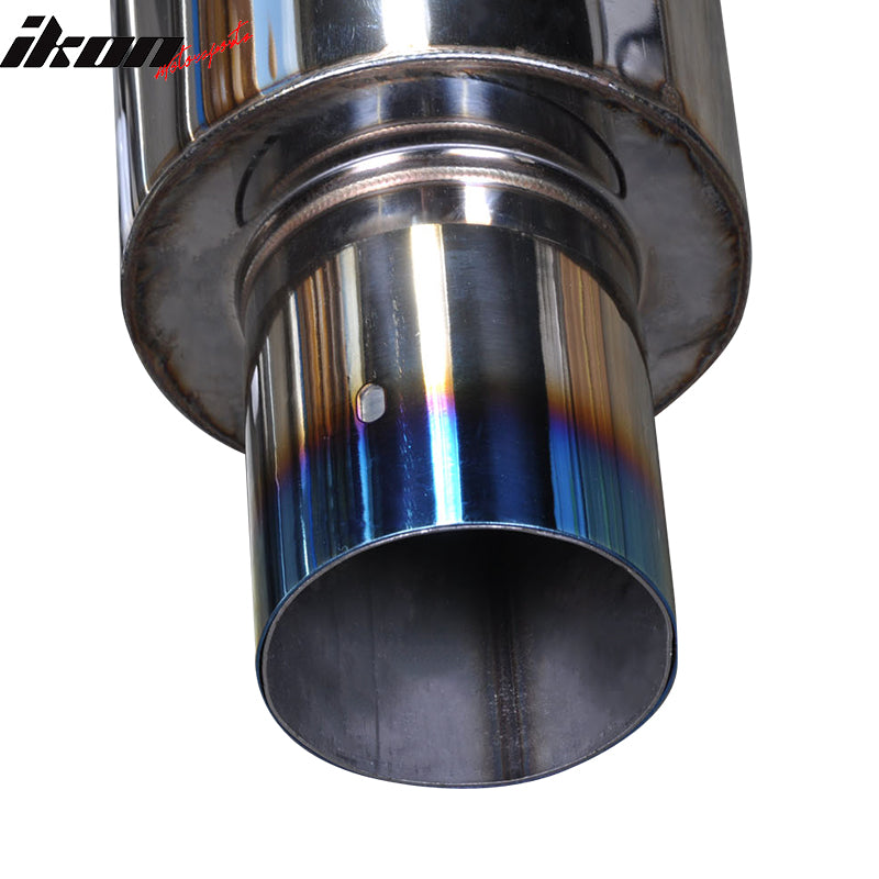 Clearance Sale Universal 4 Inch 4" N1 Titanium Burnt Rear Muffler Exhaust Tip