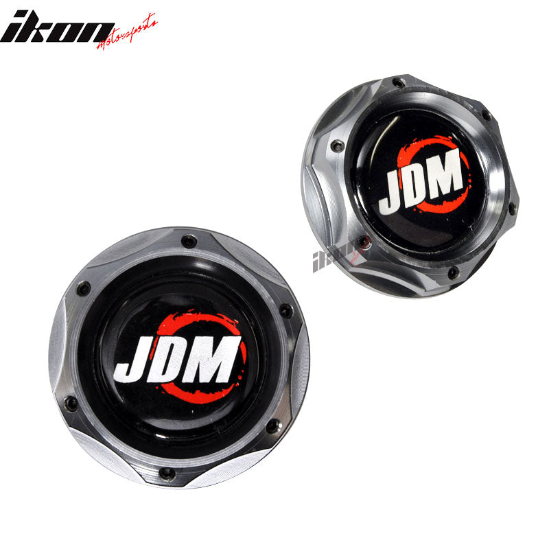 JDM Engine Oil Filler Tank Cap Cover Compatible With Honda Civic EG Acura Integra Gunmetal