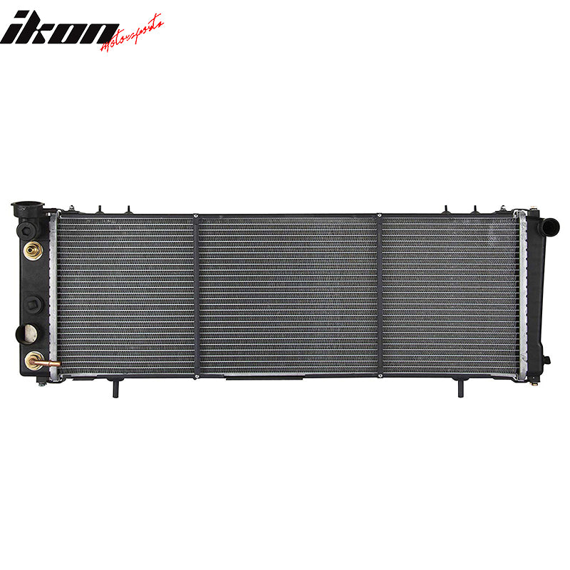 Radiator Compatible With 1991-2001 Jeep Cherokee XJ, Full Aluminum Racing Core Cooling Radiator Replacement