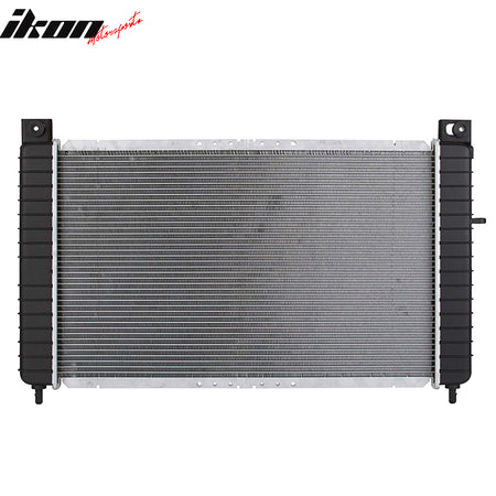 Radiator Compatible With 1999-2000 Chevrolet Silverado 1500/GMC Sierra 1500 4.8L 5.3L, Full Aluminum Racing Core Cooling Radiator Replacement