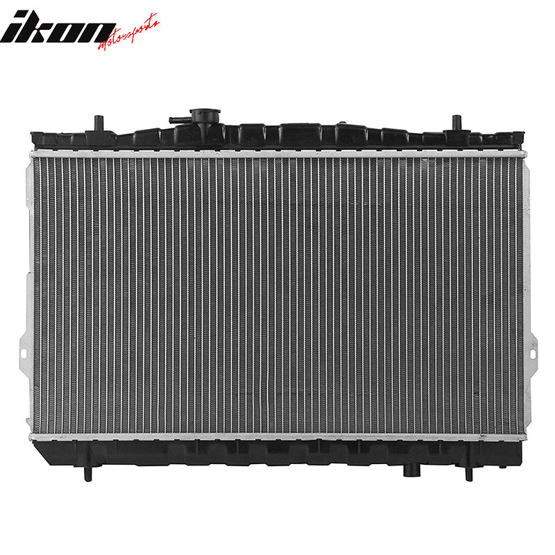 Radiator Compatible With 2001-2006 Hyundai Elantra 2003-2008 Tiburon, Full Aluminum Racing Core Cooling Radiator Replacement