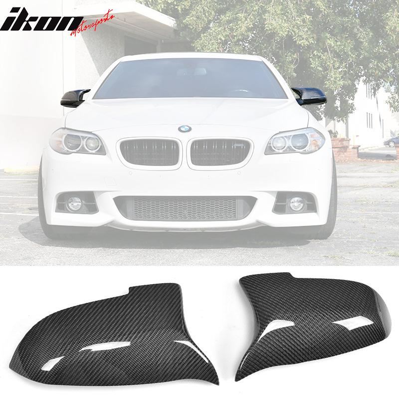 2014-2016 BMW F07 F10 F11 2PCS Side Mirror Covers Carbon Fiber