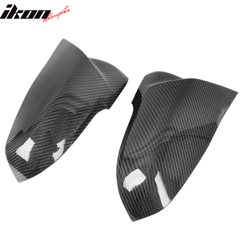 Fits BMW F20 F22 F30 F31 F32 F33 F35 F34 Side View Mirror Cover Carbon Fiber 2PC