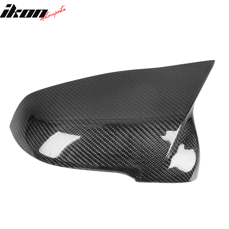 Fits BMW F20 F22 F30 F31 F32 F33 F35 F34 Side View Mirror Cover Carbon Fiber 2PC