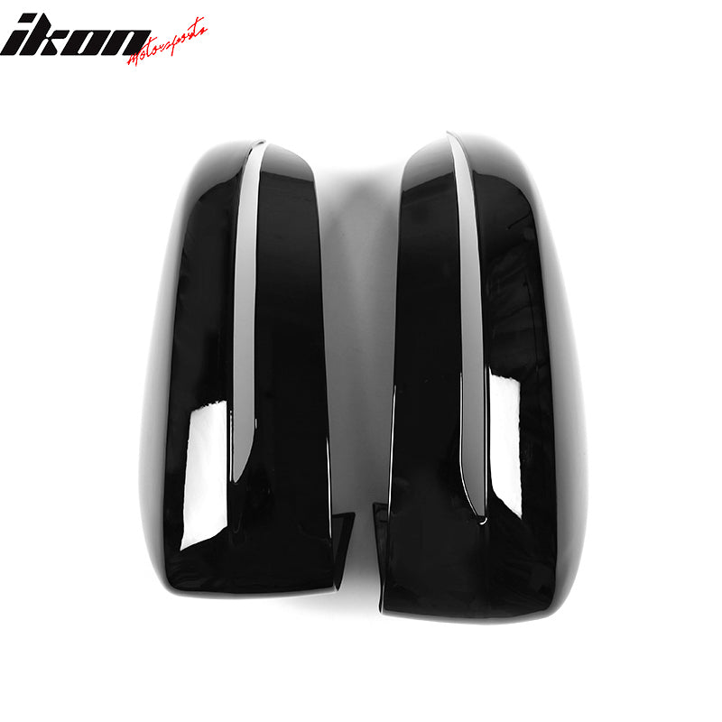 Fits 19-23 BMW G20 3 Series Side Mirror Cap Rearview Cover Gloss Black Pair 2PCS