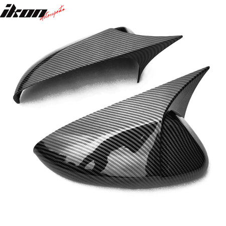 For 23-25 Honda Accord 11th Horn Style Rear View Mirror Cover Carbon Fiber Print