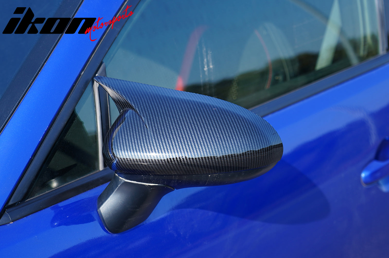 Fit 22-24 Subaru BRZ Toyota GR86 JDM 2PC Mirror Cover Cap ABS