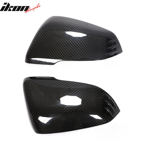 Fits 20-24 Toyota GR Supra A90 A91 MK5 Side Mirror Covers Gloss Dry Carbon Fiber