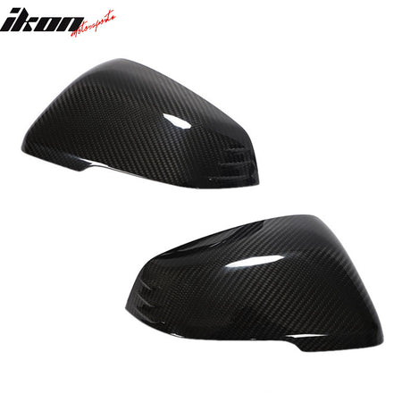 Fits 20-24 Toyota GR Supra A90 A91 MK5 Side Mirror Covers Gloss Dry Carbon Fiber