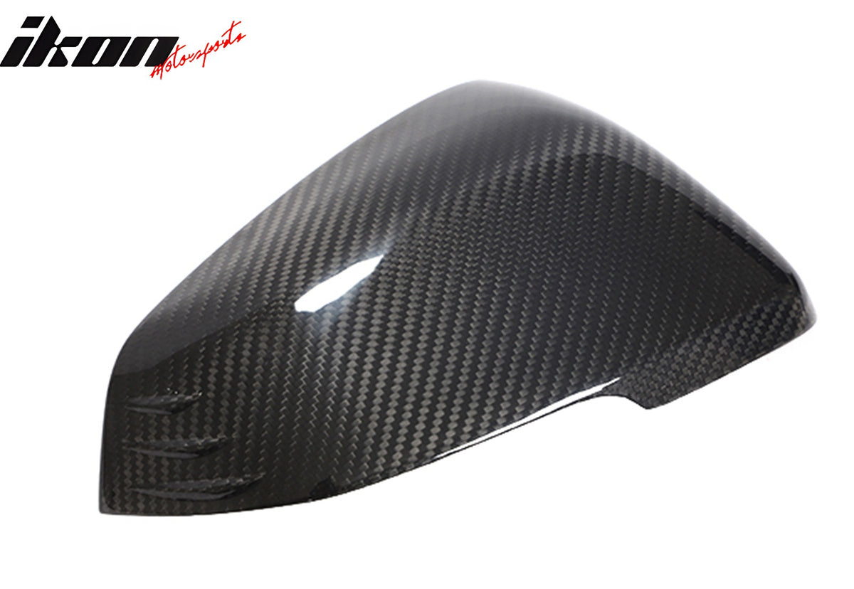 Fits 20-24 Toyota GR Supra A90 A91 MK5 Side Mirror Covers Gloss Dry Carbon Fiber