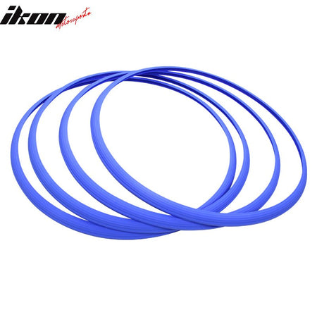 Heavy Duty Wheel Guard Rim Protecting Trim 17 inch Blue