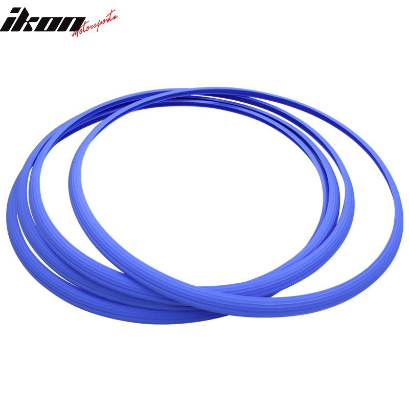 Heavy Duty Wheel Guard Rim Protecting Trim 17 inch Blue