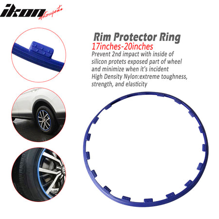 Heavy Duty Wheel Guard Rim Protecting Trim 17" 18" 19" 20"