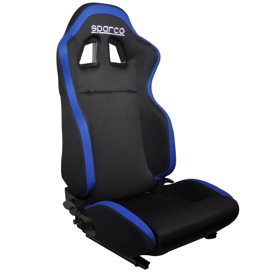 Universal JDM Style Black Blue Racing Seats Cloth