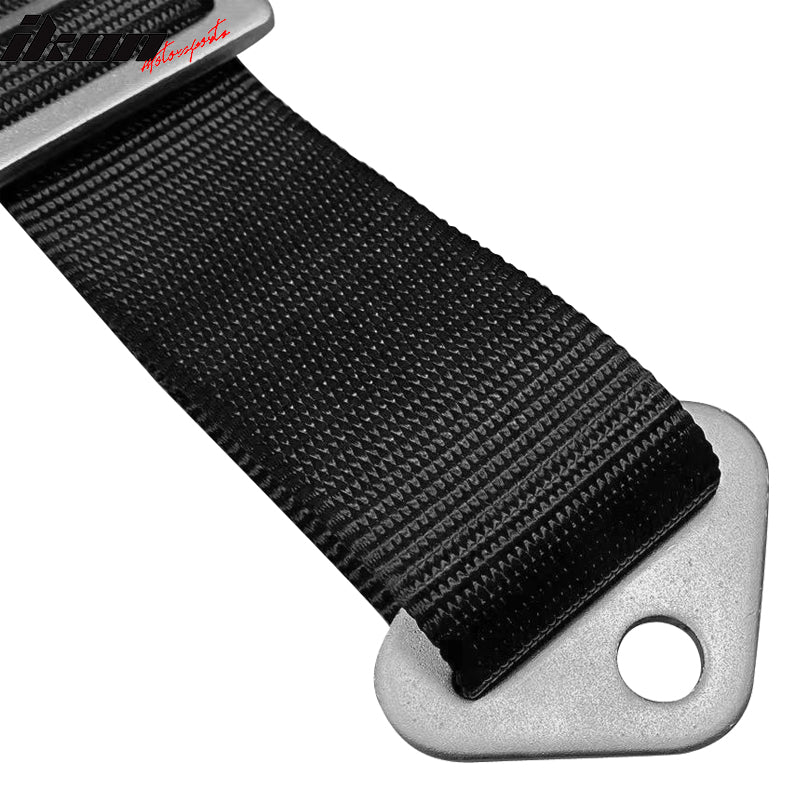 5th Seat Belt For Cam-lock Race Harness 2" Wide Nylon Black Go-kart UTV ATV