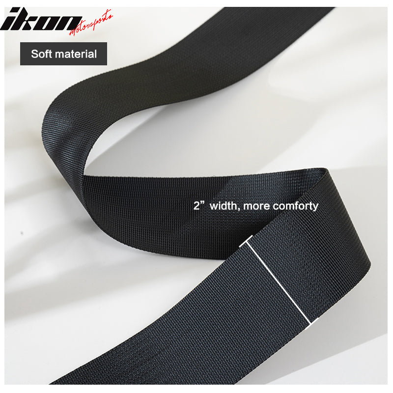 Clearance Sale 4 Point Racing Harness Buckle Seat Belt A Type 2" Nylon Black