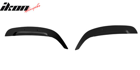 Fits 11-23 Dodge Charger IKON1 Style Front Door Side Fin Vents Matte Black ABS