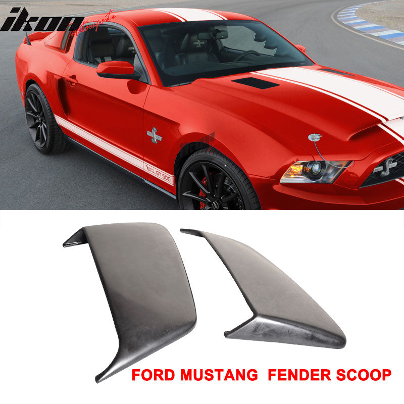 2010-2012 Ford Mustang Eln Unpainted Fender Side Scoop Panel PU