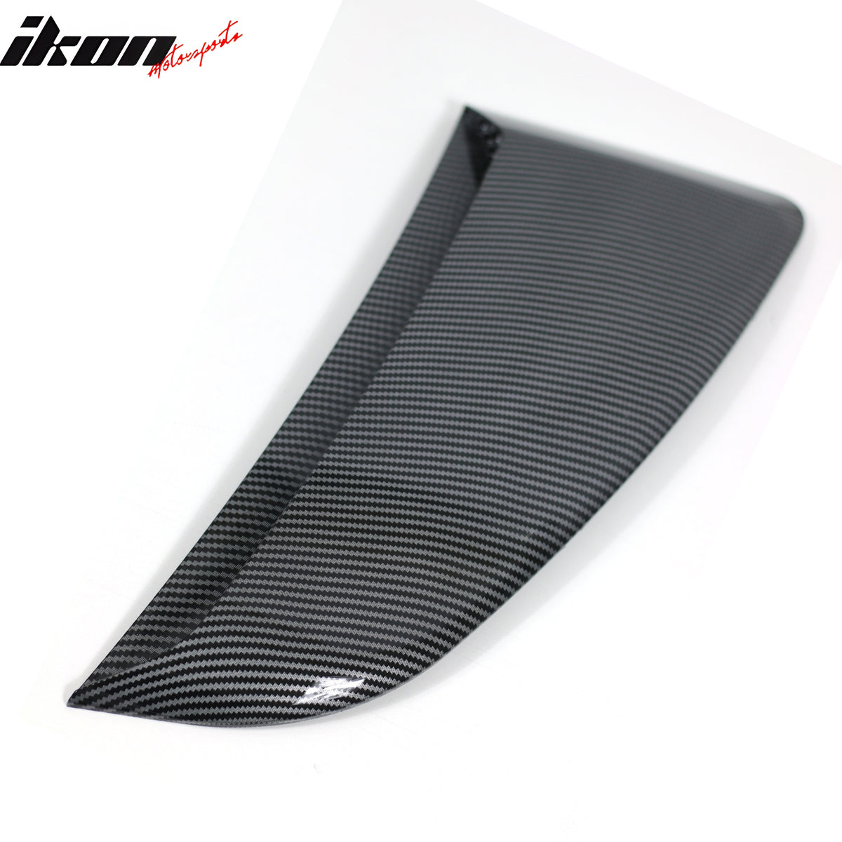 Fits 24-25 Ford Mustang IKON Fender Vent Door Garnish Cover Carbon Fiber Paint