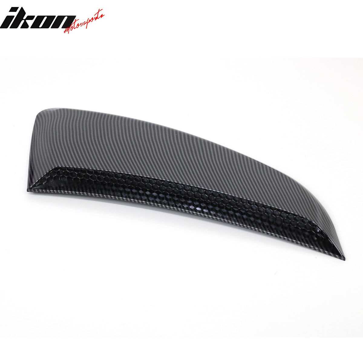 Fits 24-25 Ford Mustang IKON Fender Vent Door Garnish Cover Carbon Fiber Paint