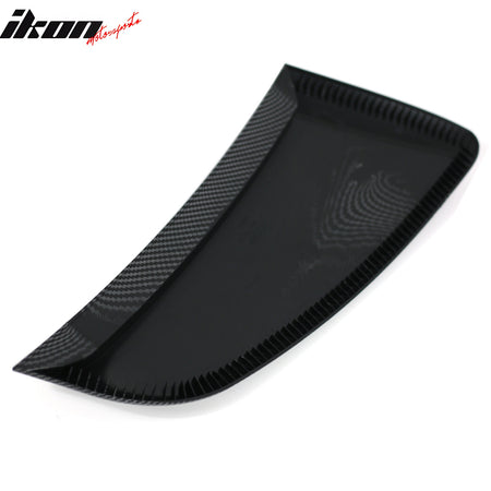 Fits 24-25 Ford Mustang IKON Fender Vent Door Garnish Cover Carbon Fiber Paint