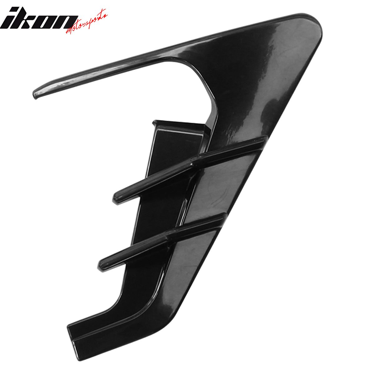 IKON MOTORSPORTS, Side Camera Flanks Cover Trim Compatible With 2021-2023 Tesla Model 3 2020-2022 Tesla Model Y, ABS Plastic Driver Passenger Side Air Flow Fender Vent Covers Trim 2PCS