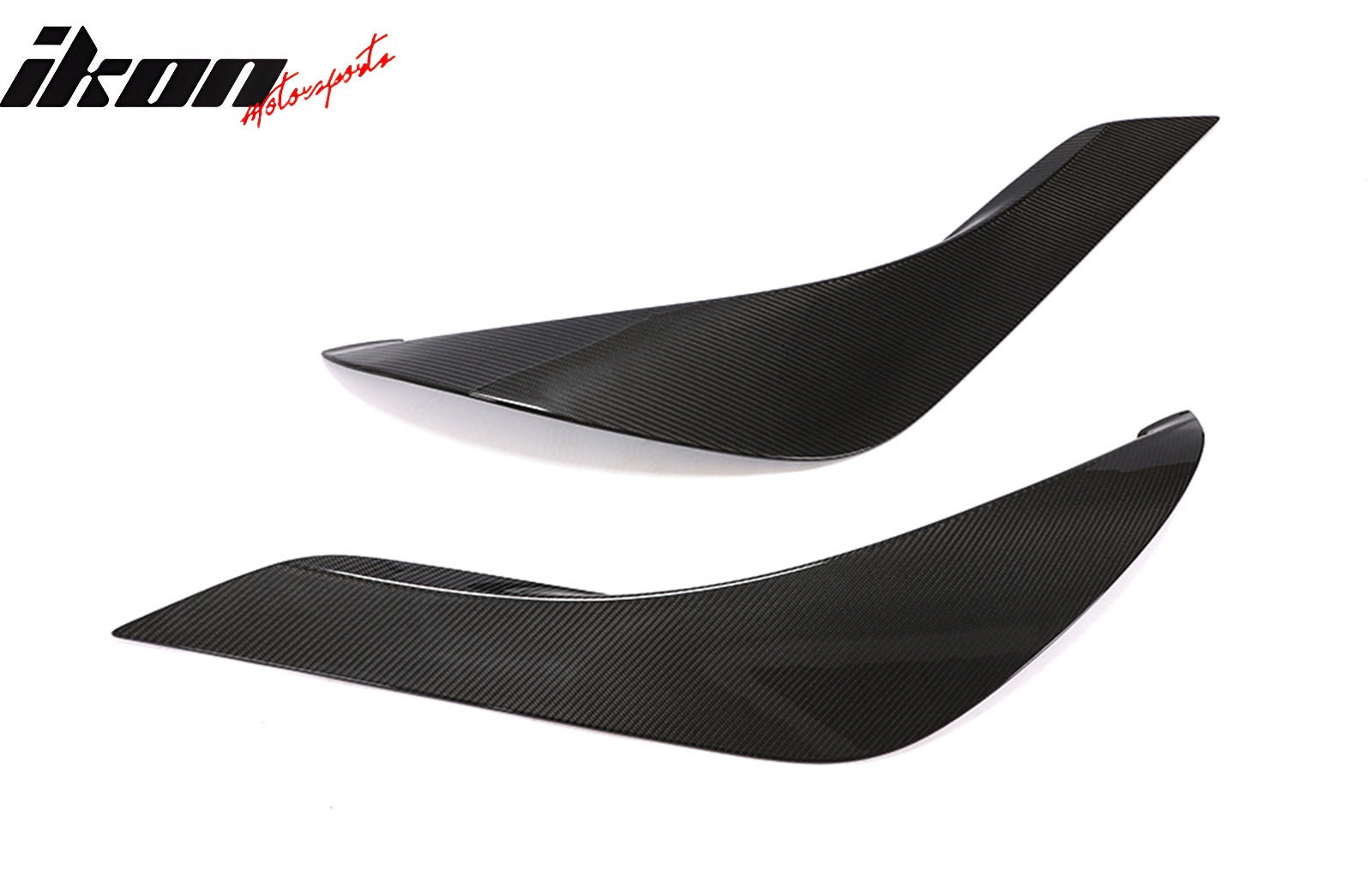 Fits 20-24 Toyota GR Supra Side Fender Vent Door Garnish Gloss Dry Carbon Fiber