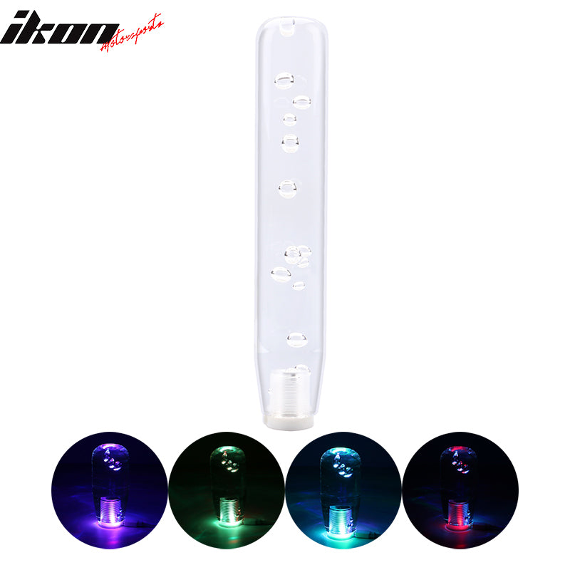 Universal Crystal Bubble LED knob Shifter Head Manual Gear Shifter