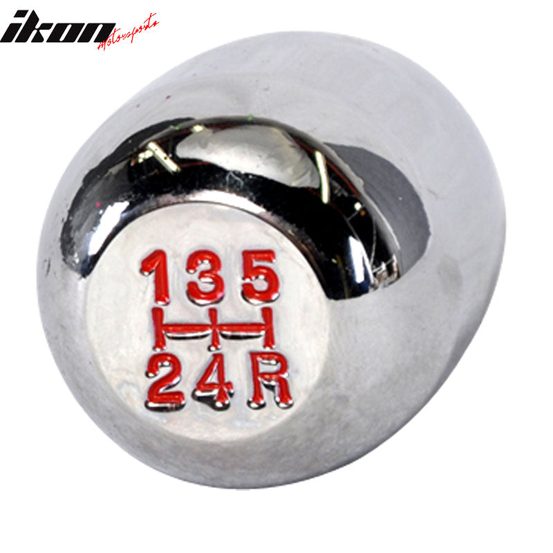 Chrome JDM T-R 5-Speed Gear Shift Knob Integra Fits Civic Del Sol CRX Accord