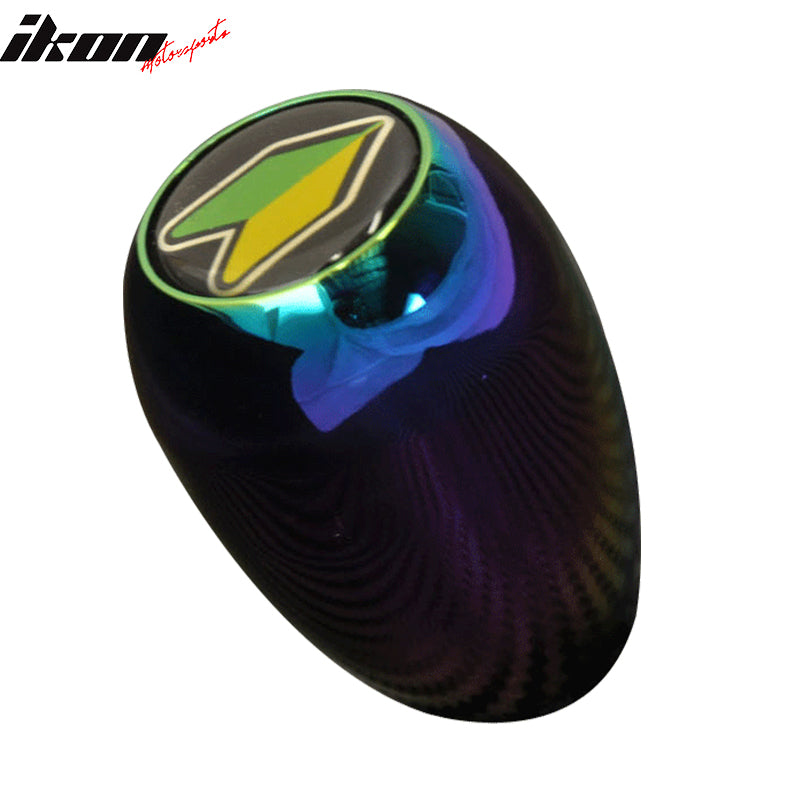 Titanium Type-R BD Logo EG Gear Shift Knob Compatible With Honda Accord Civic Acura Integra