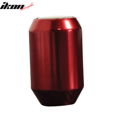 Compatible With Mustang Billet Gear Shift Knob Polished Red M12x1.75 V6 GT Cobra MT Manual