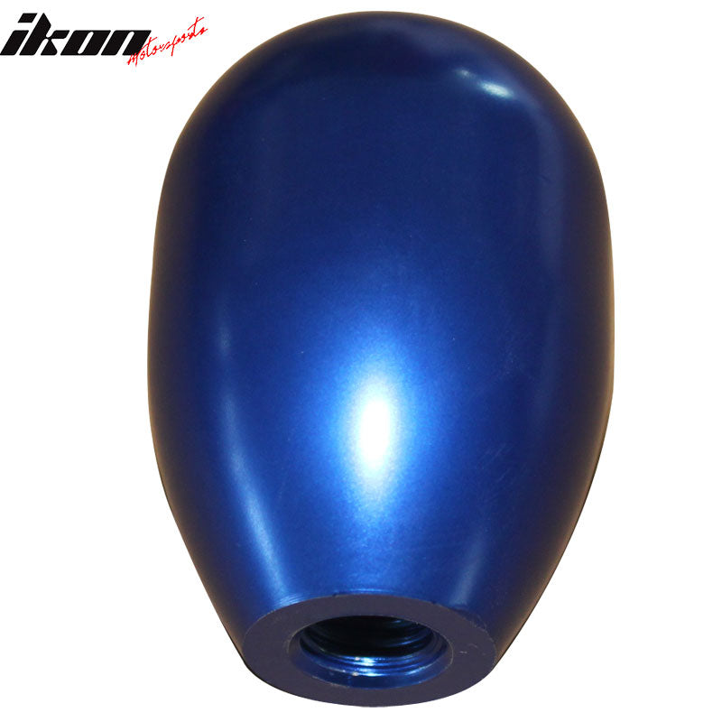 Blue Aluminum M10X1.5MM Thread MT Manual Gear Shift Knob 5 Five Speed