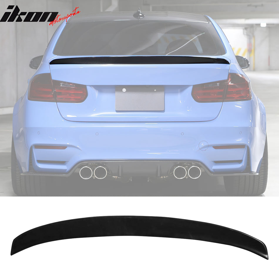 2012-2018 BMW F30 3 Series F80 M3 3D Style Black Trunk Spoiler kit