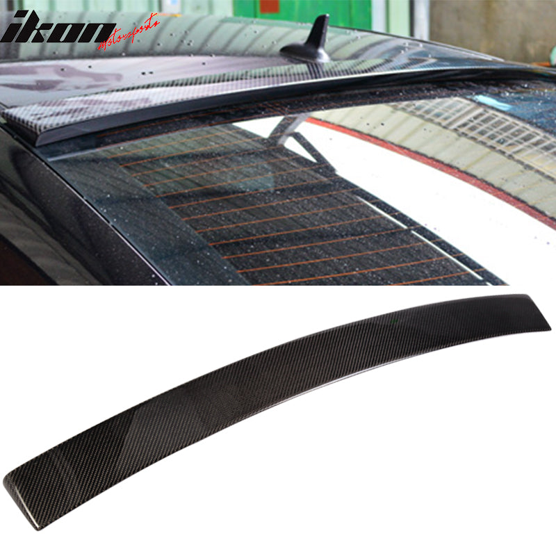 2012-2015 Benz C Class W204 Coupe C204 2DR Roof Spoiler Carbon Fiber