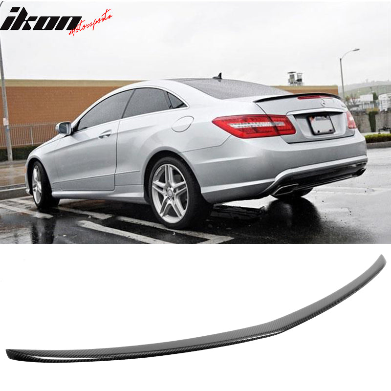 2010-2017 Benz E-Class W207 A Style Trunk Spoiler Wing Carbon Fiber