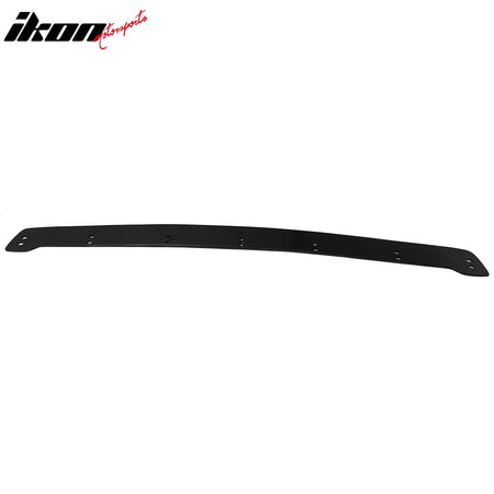 Universal 52" Unpainted Black Trunk Spoiler Gurney Flap Wicker Bill W/ Hardware